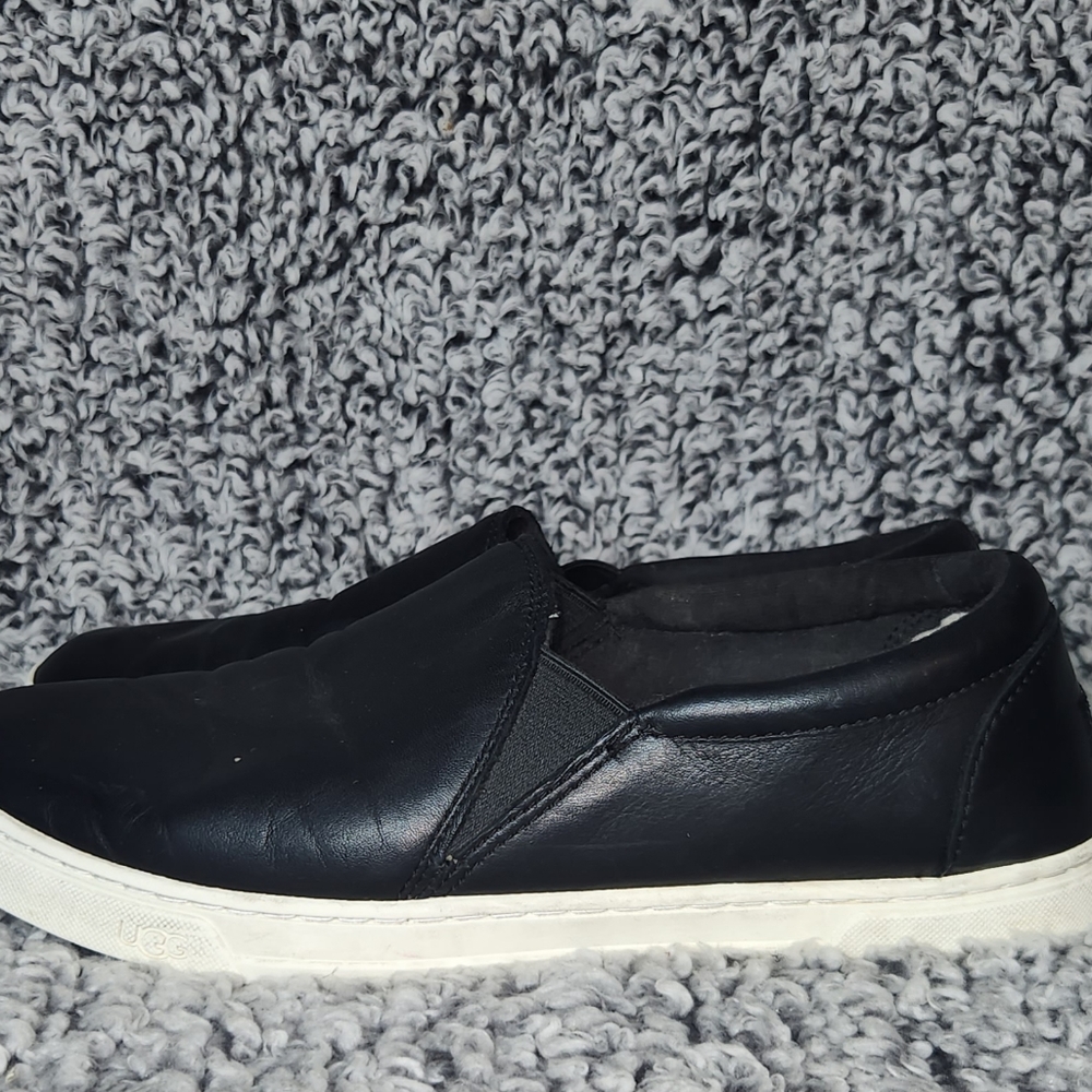 Ugg Leather Slip ons Women Size 9